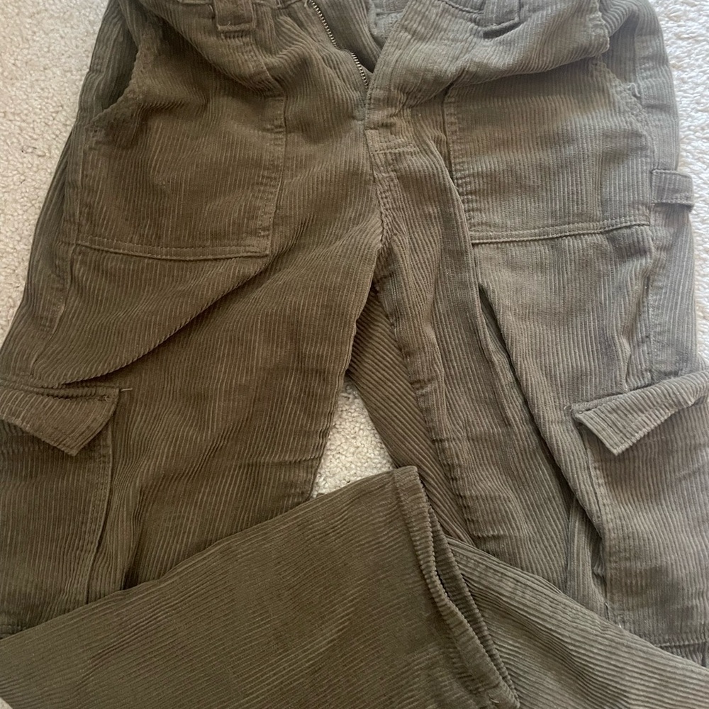 Women’s Olive Corduroy Pants